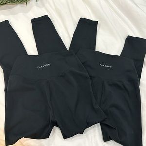 2 pairs of Paragon Black Leggings Small